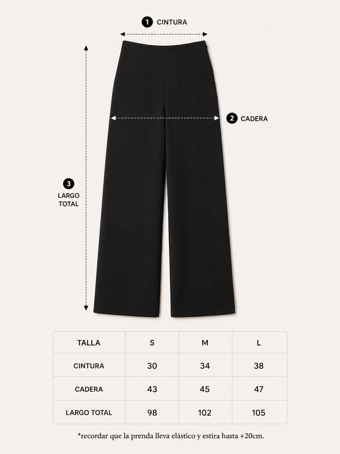 PANTALÓN ISA NEGRO