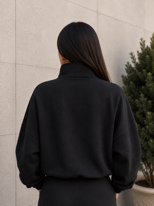 CASACA OVERSIZE ISA NEGRO