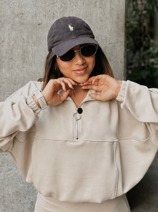 CASACA OVERSIZE ISA BEIGE