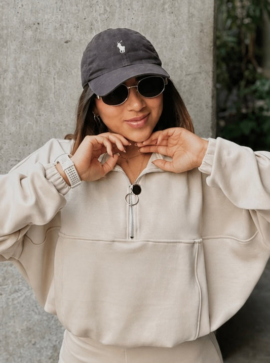 CASACA OVERSIZE ISA BEIGE