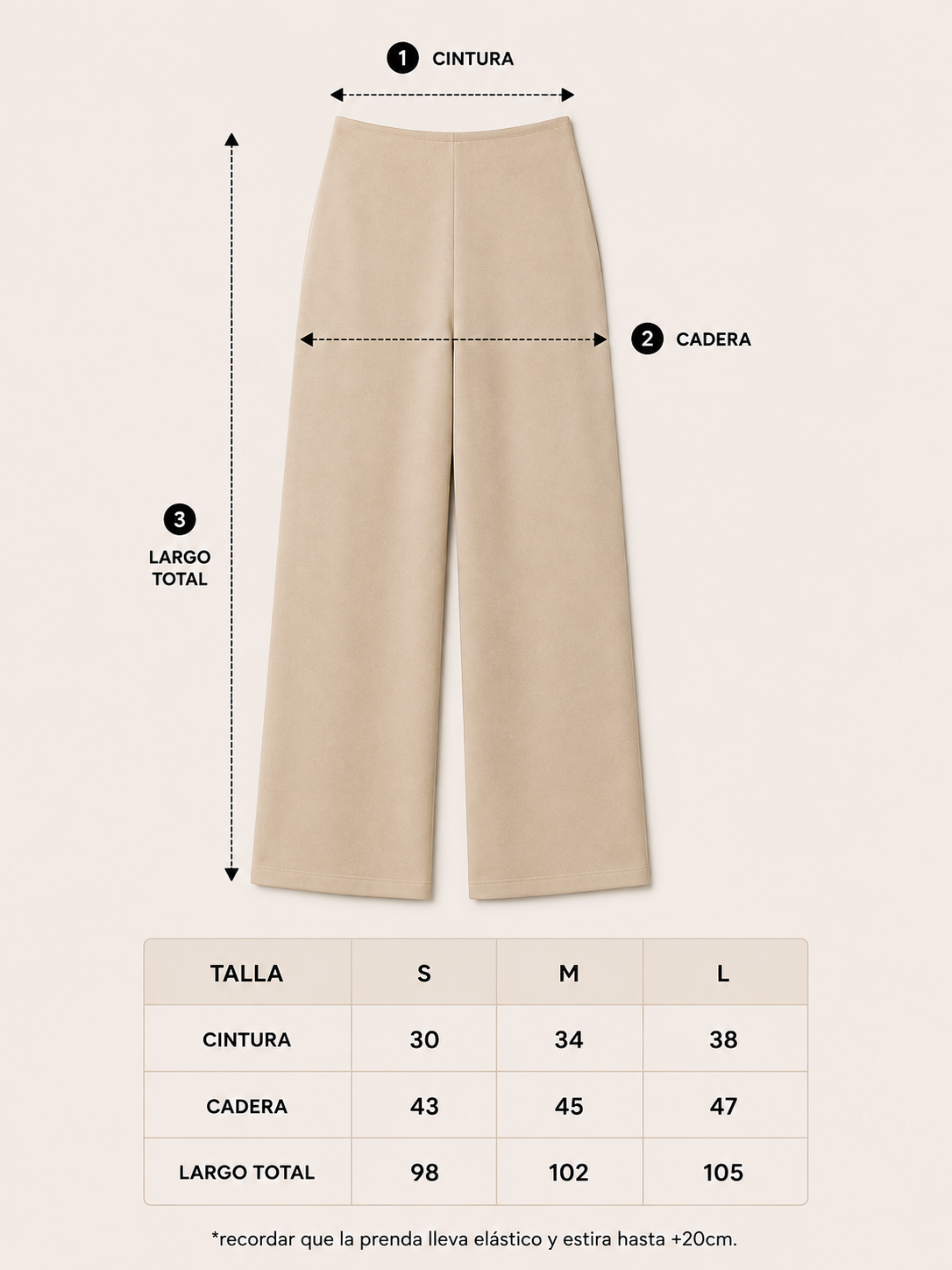 PANTALÓN ISA BEIGE