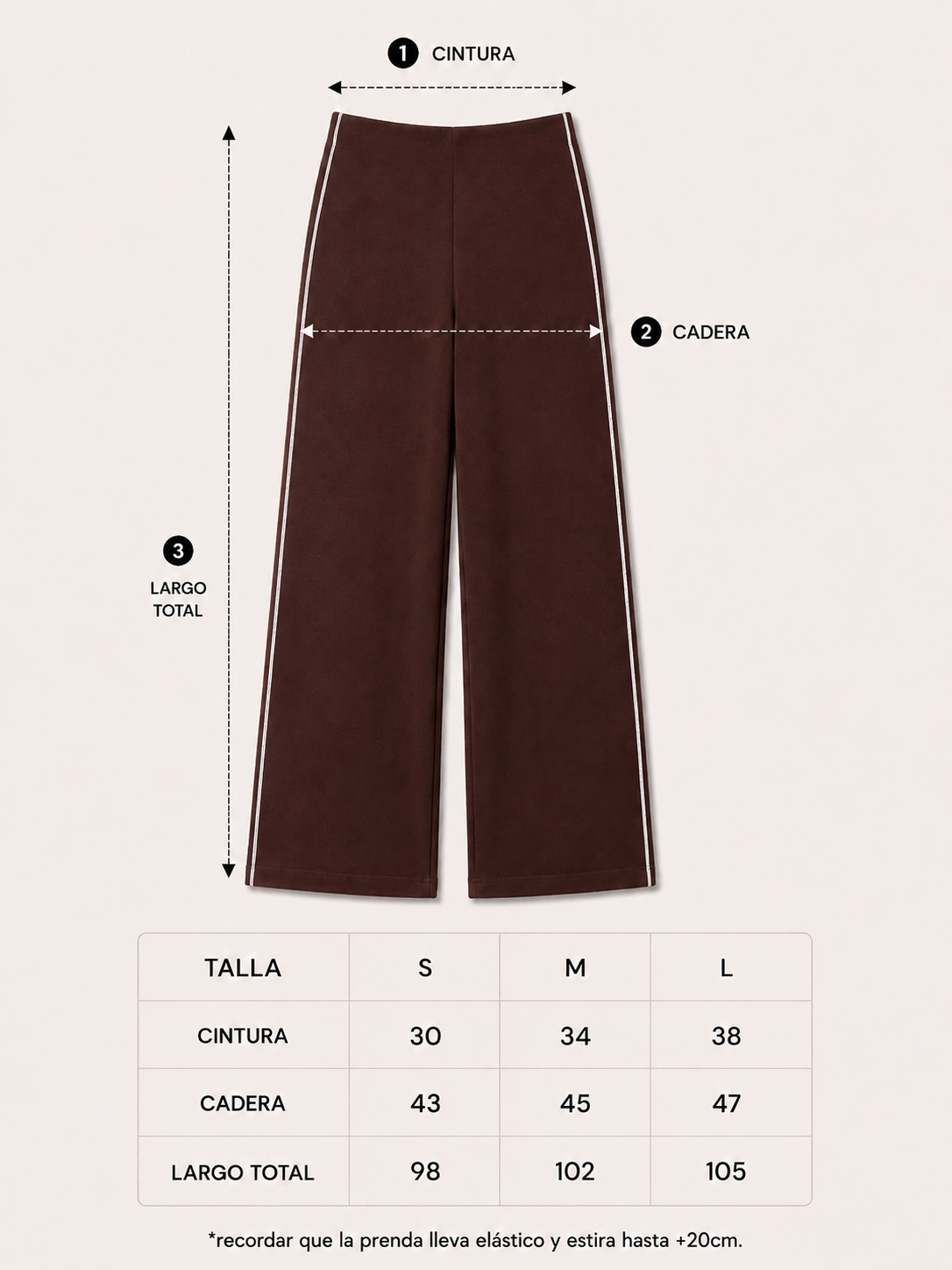PANTALÓN VIENNA MARRÓN