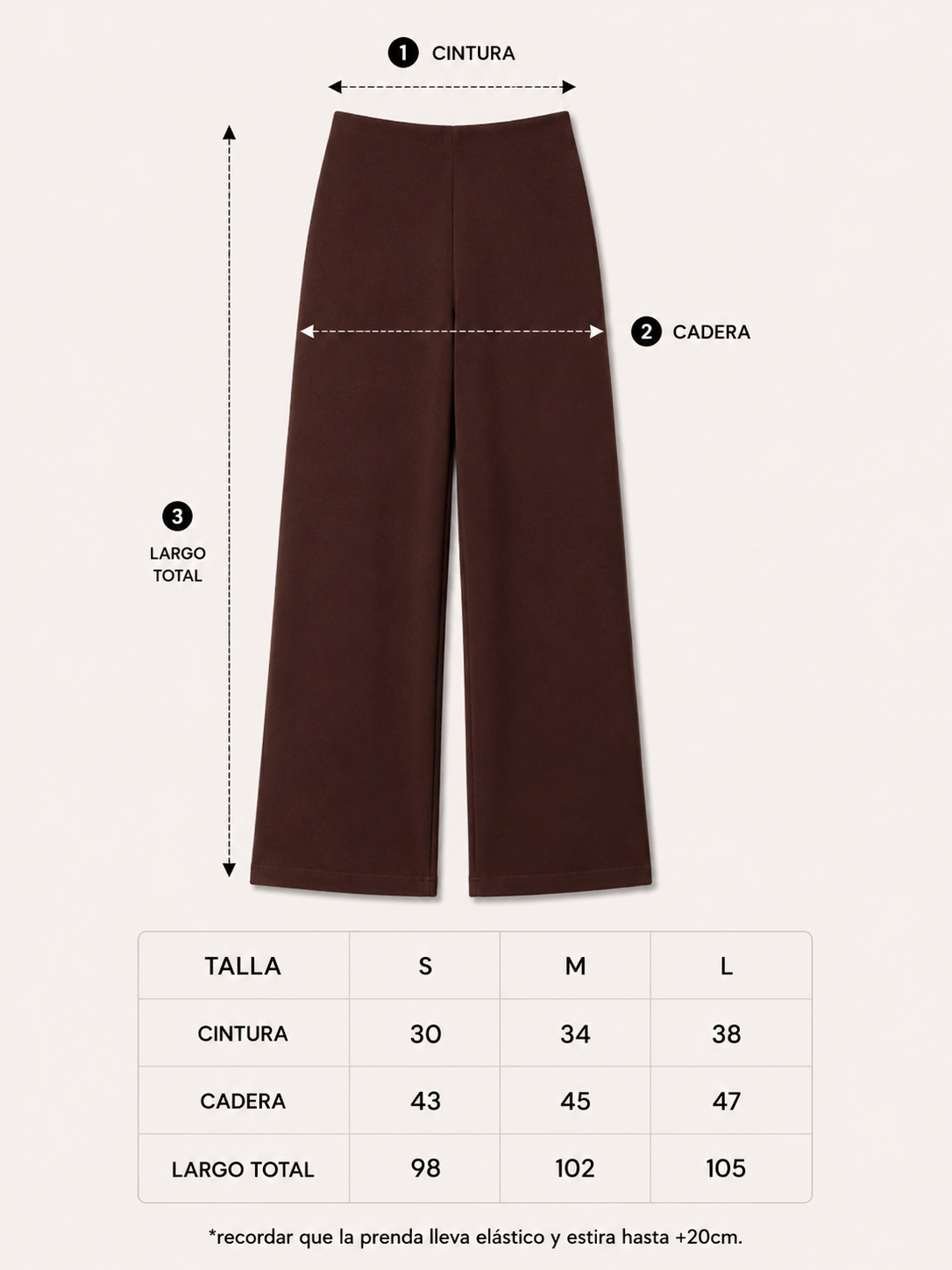 PANTALÓN ISA MARRÓN