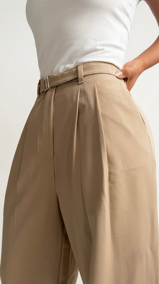 PANTALÓN PALAZO SIENNA BEIGE