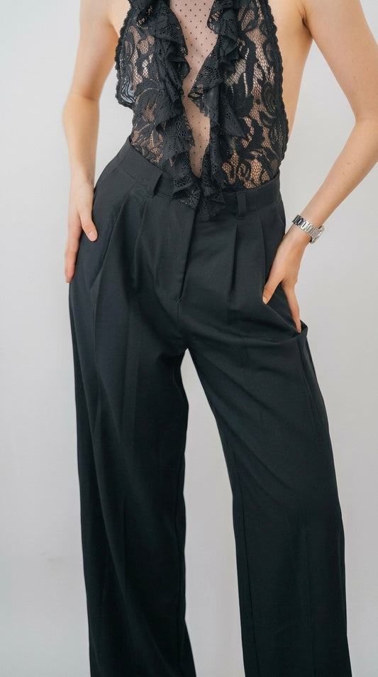 PANTALÓN PALAZO SIENNA NEGRO
